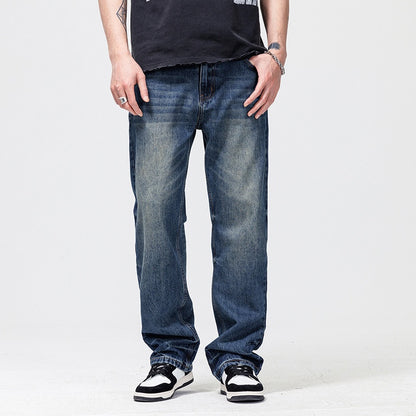 Washed Denim Jeans