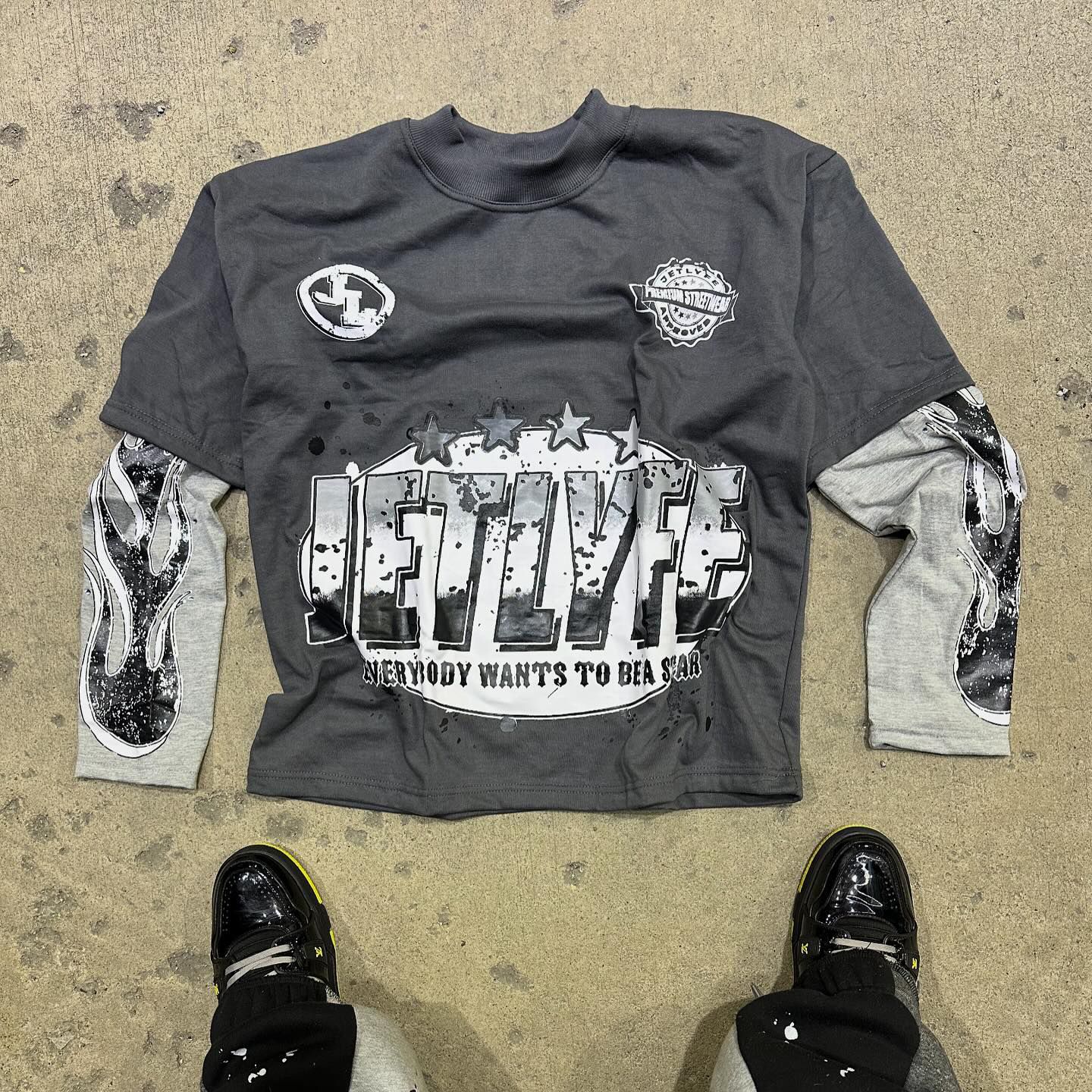 Layered Graphic Long Sleeve