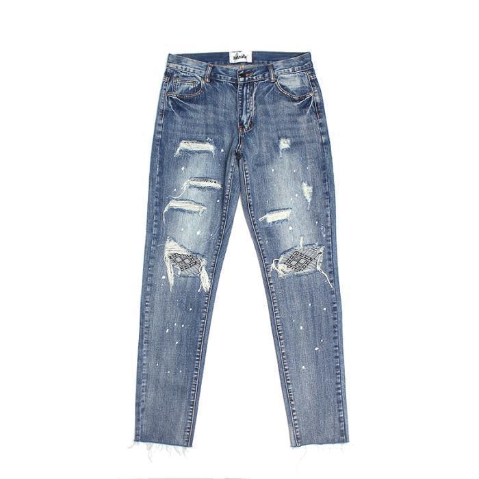 High Street Broken Jeans