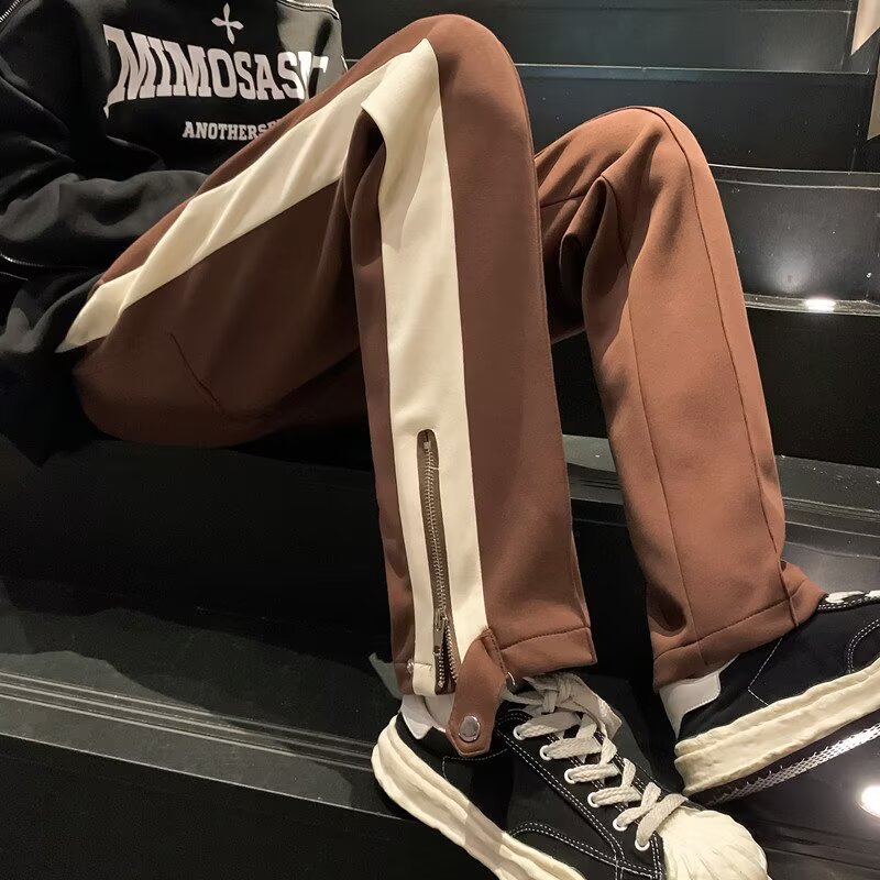 Side Stripe Straight Pants