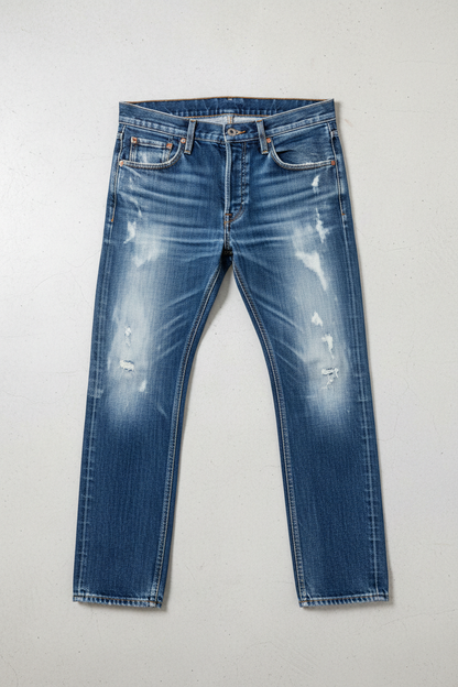 Faded Street Denim - Flat Lay