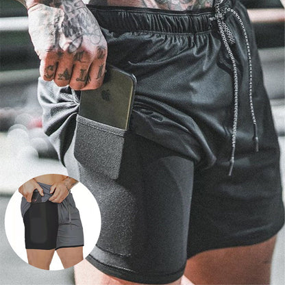 Pocket Compression Shorts front view