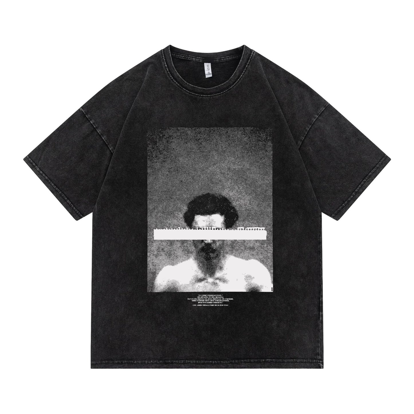 Censored Portrait Graphic Tee