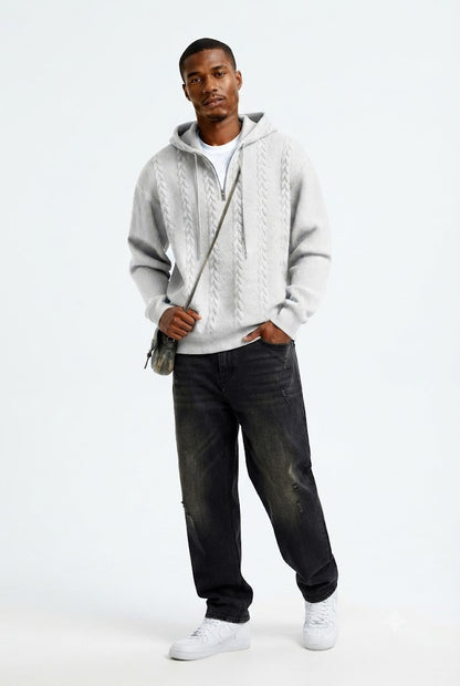 Half-Zip Hooded Sweatshirt