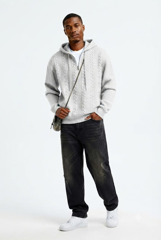Half-Zip Hooded Sweatshirt Novien Apparel