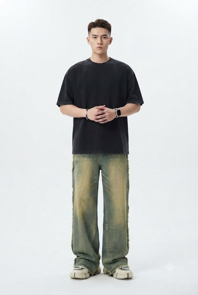 Washed Loose Fit Jeans