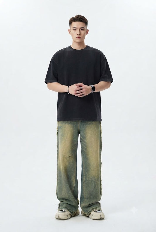 Washed Loose Fit Jeans