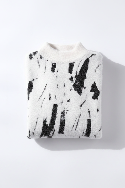 Fleece-Lined Sweater - Flat Lay