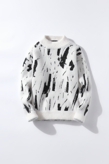 Fleece-Lined Sweater - Front View
