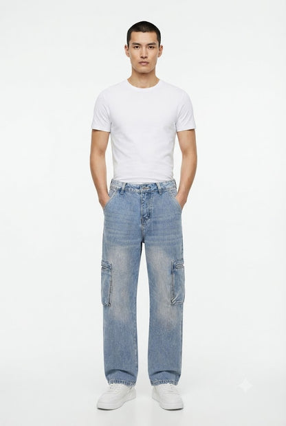 Utility Straight Jeans