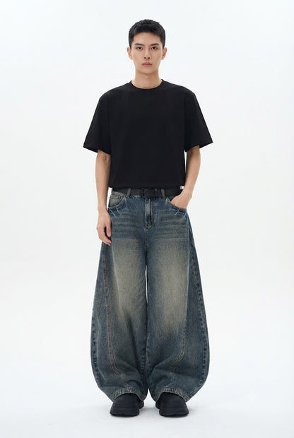Tie Dye Bootcut Jeans