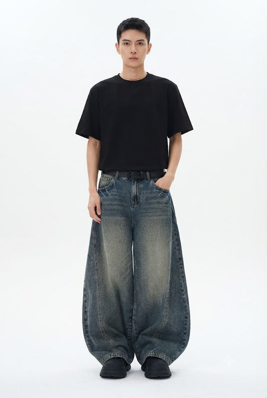 Tie Dye Bootcut Jeans