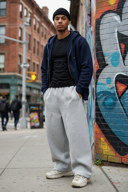 Heavyweight Wide Leg Sweatpants - Lifestyle