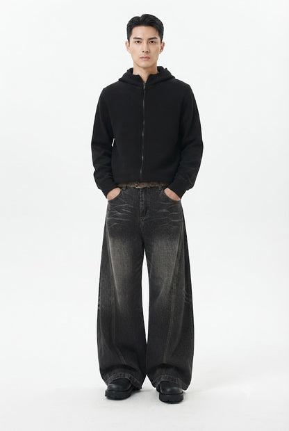 Wide Leg Denim Jeans