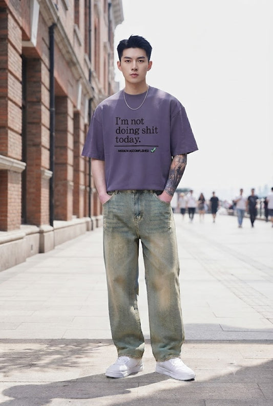 Purple Vintage Washed Graphic Tee