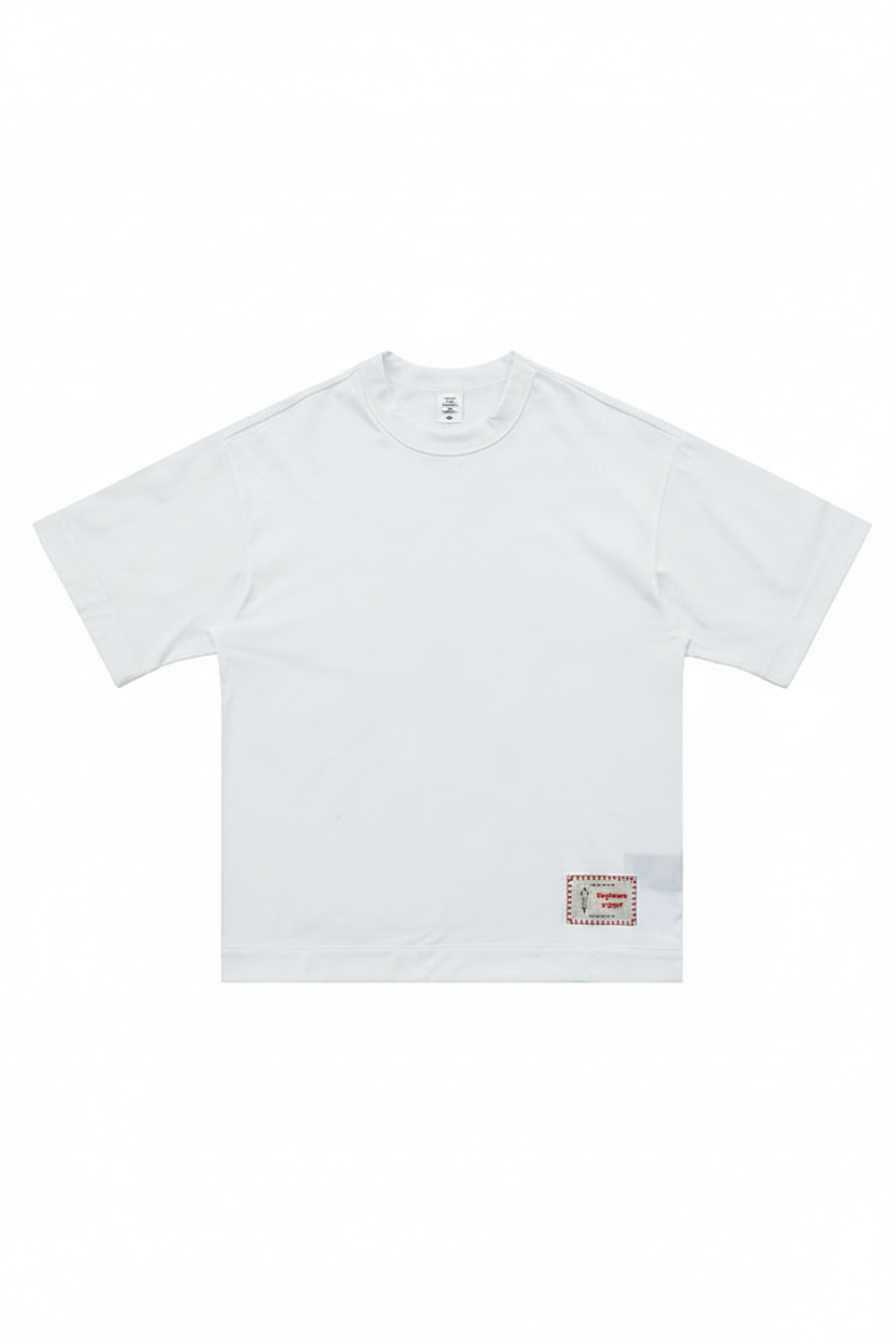 High Street Loose Cotton Tee - Front View