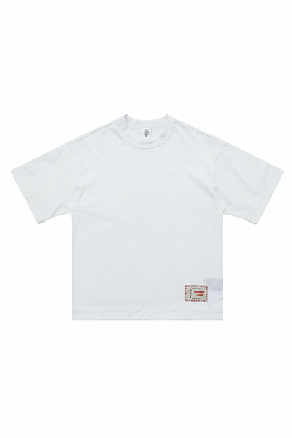 High Street Loose Cotton Tee - Front View