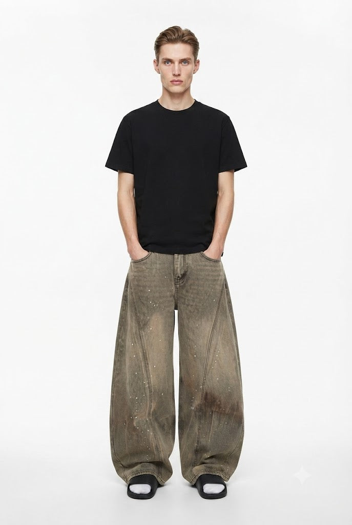 Retro Washed Smoky Jeans