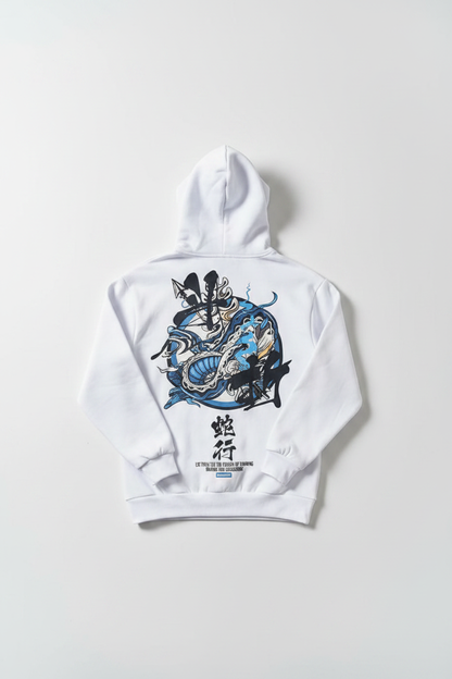 Japanese Graphic Hoodie - Flat Lay
