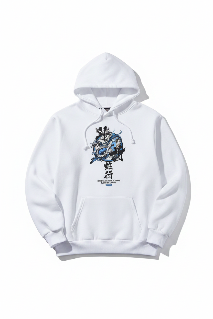 Japanese Graphic Hoodie - Front View