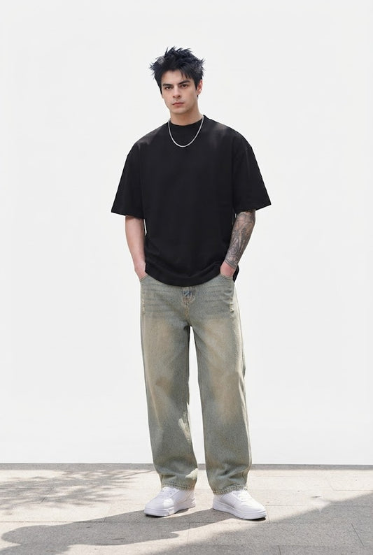 Plain Cotton Oversized Tee
