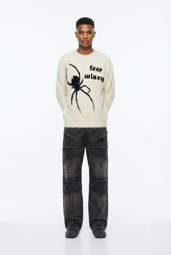 Spider Graphic Sweater
