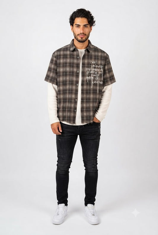Vintage Plaid Long Sleeve Shirt