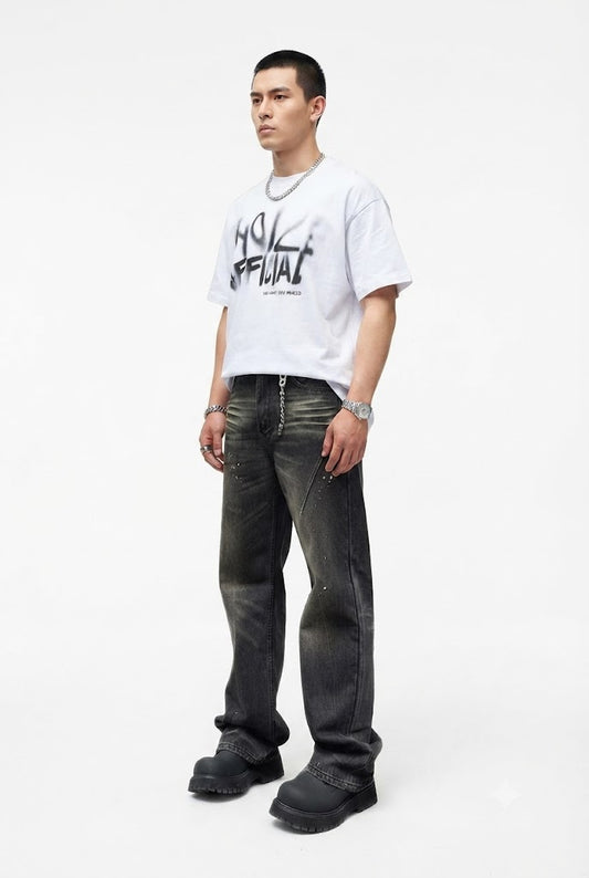 Retro Straight-Leg Jeans