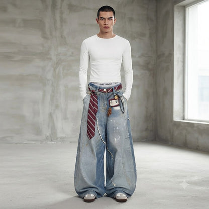 Retro Loose Bootcut Jeans
