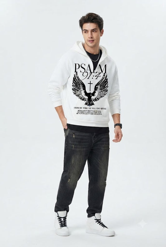 Loose Hooded Sweatshirt
