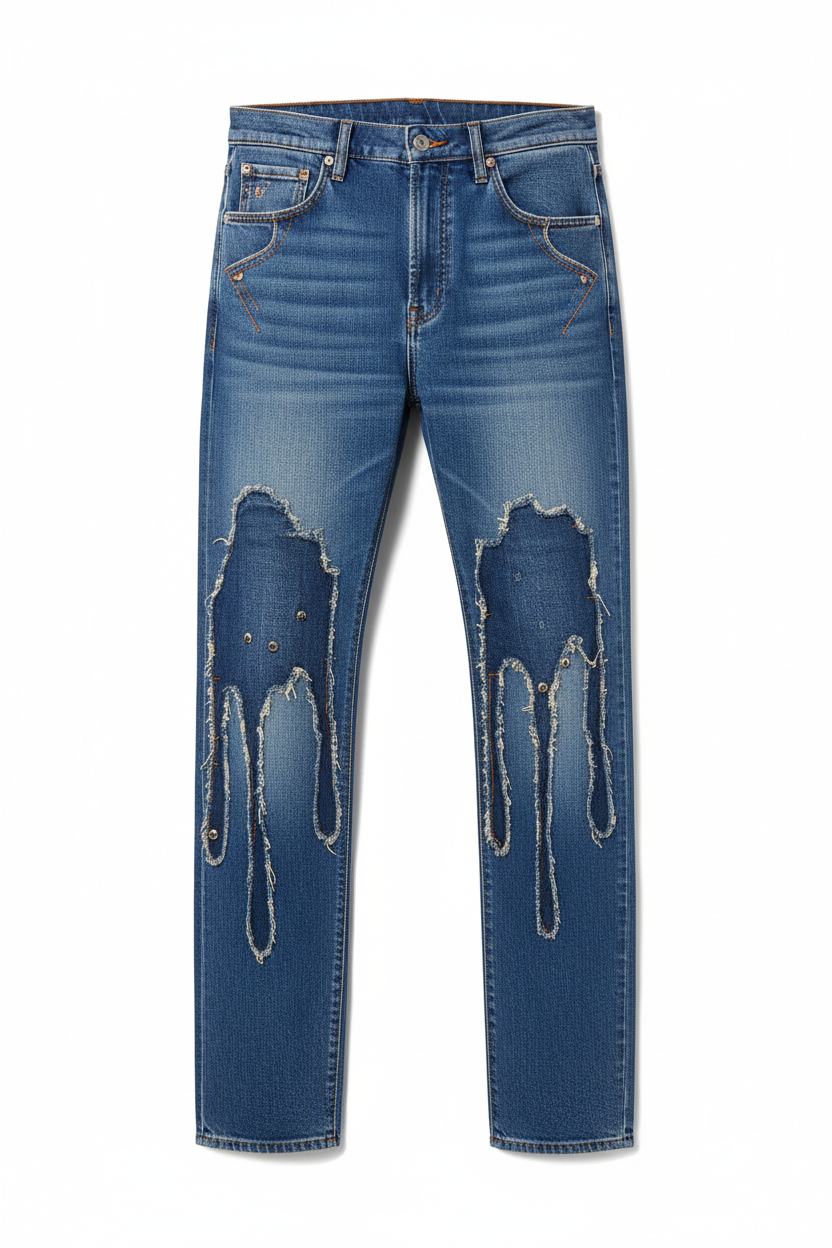 Melt Patch Denim - Front View