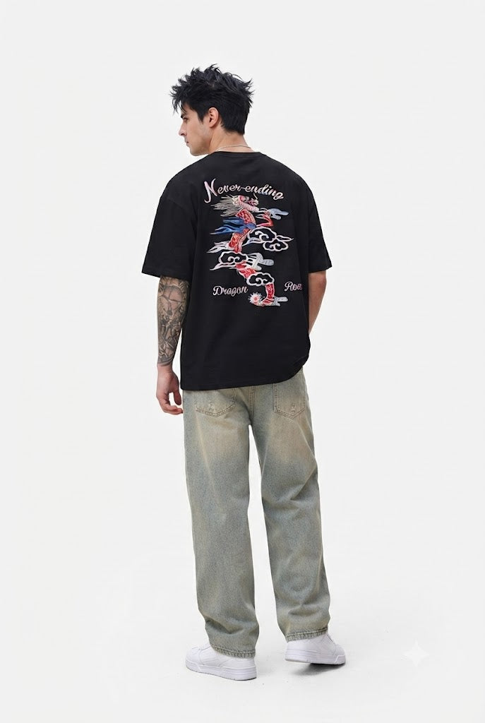 Dragon Embroidery Tee