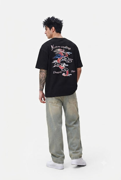 Dragon Embroidery Tee
