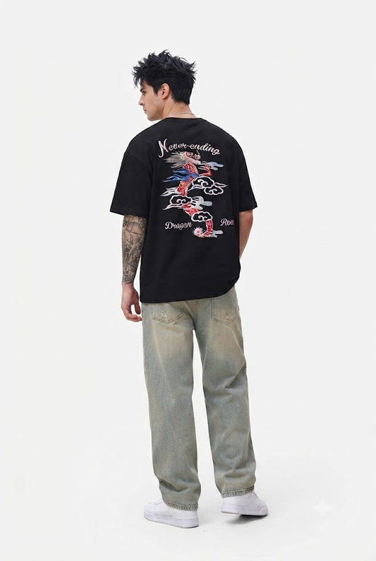 Dragon Embroidery Tee