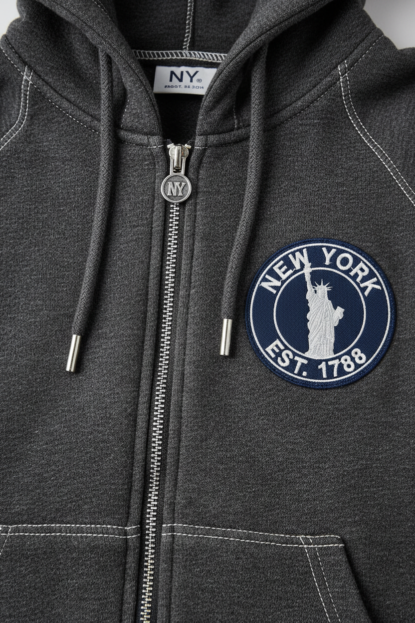 New York Hooded Tracksuit - Close-Up Detail