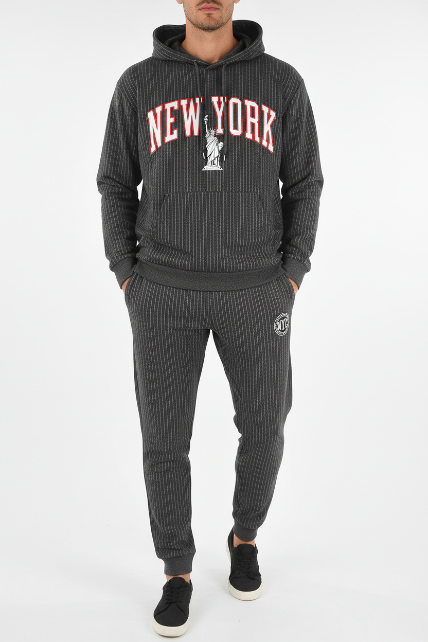 New York Hooded Tracksuit - Front View