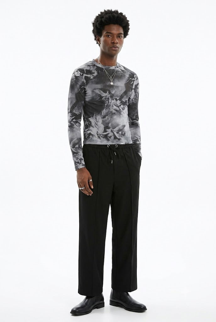 Classical Print Long Sleeve