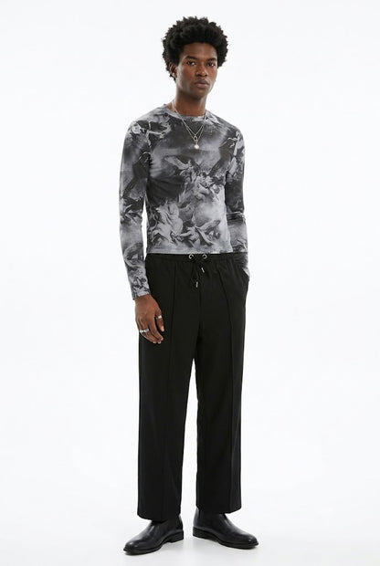 Classical Print Long Sleeve