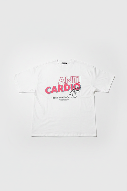 Oversized Casual Cotton Tee - Flat Lay