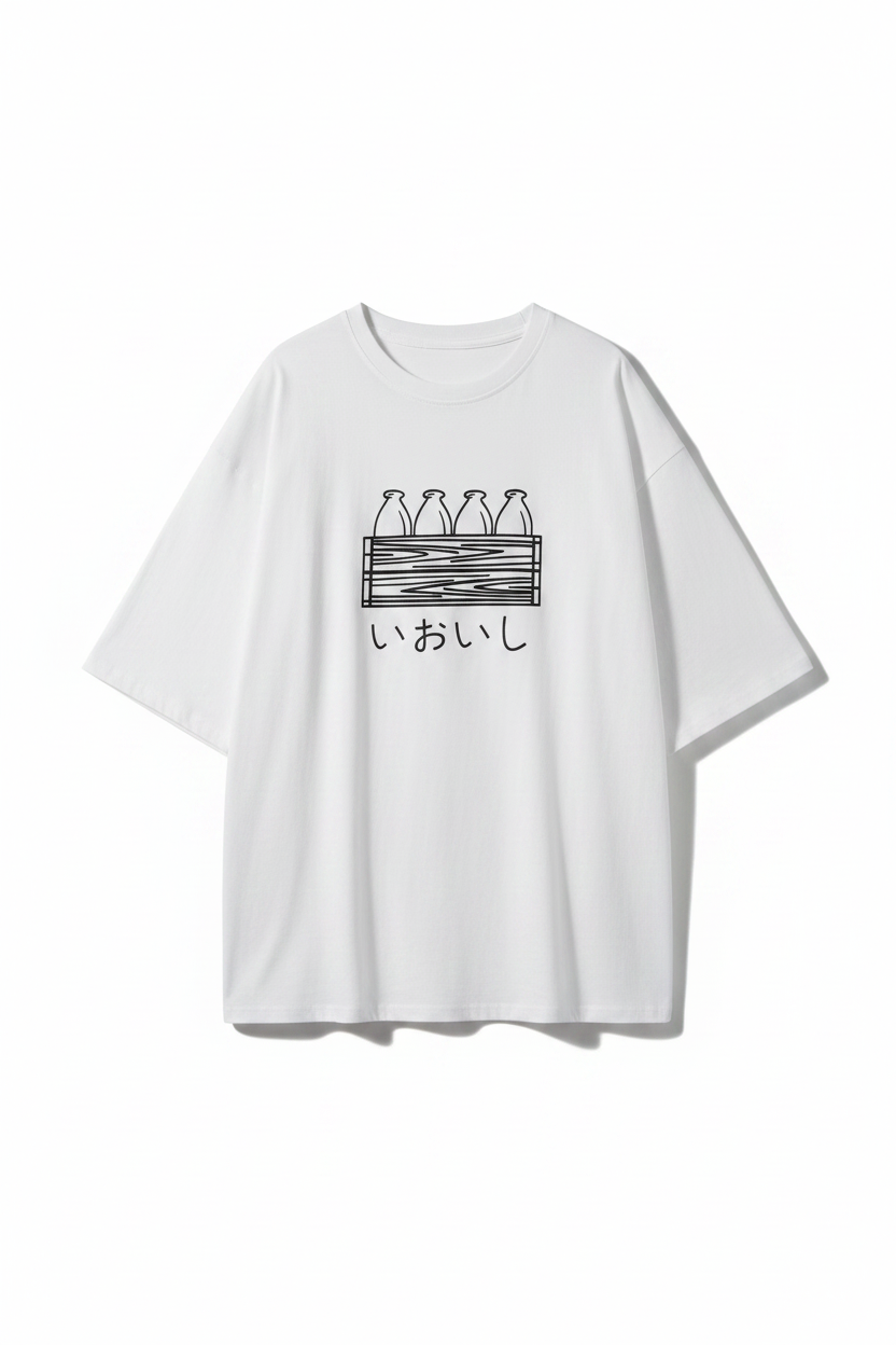 Oversized Japanese Tee - Front View