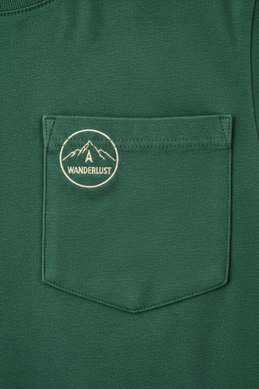 Pocket Logo Tee - Close-Up Detail
