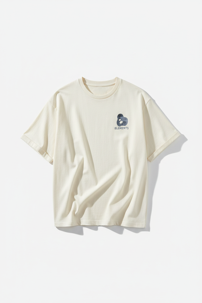 Pure Cotton Loose Tee - Front View