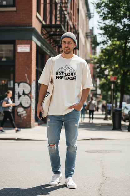 Pure Cotton Loose Tee - Lifestyle