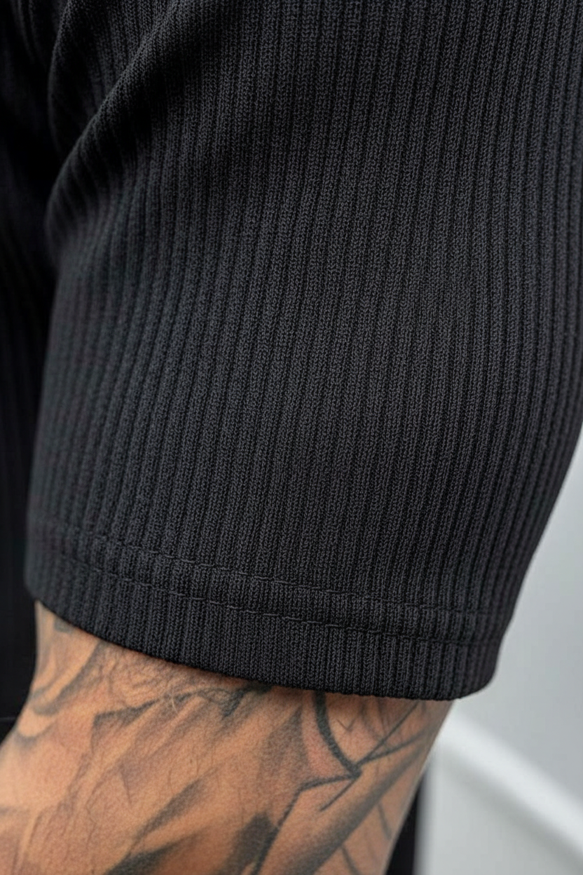 Short Sleeve Cardigan Shirt - Detail Shot