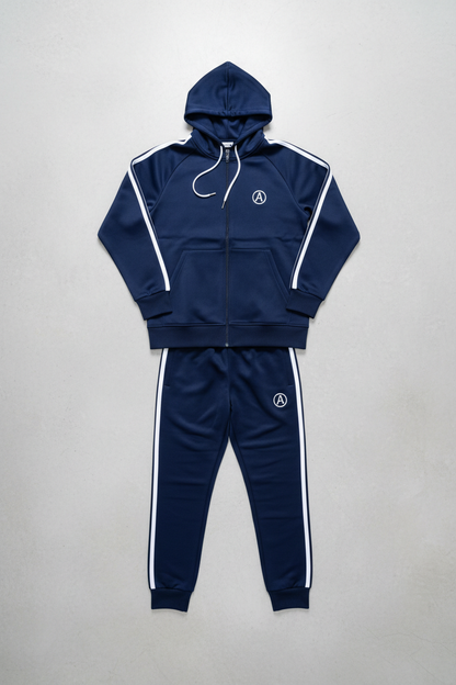 Sports Hooded Tracksuit - Flat Lay