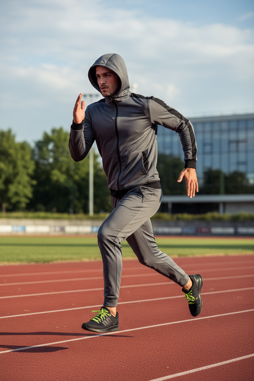 Sports Hooded Tracksuit - Lifestyle