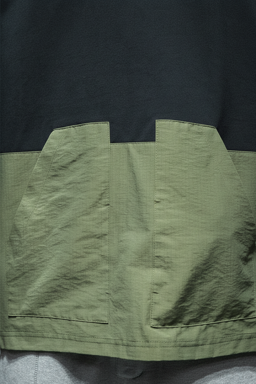 Street Style Pocket Tee - Detail Shot