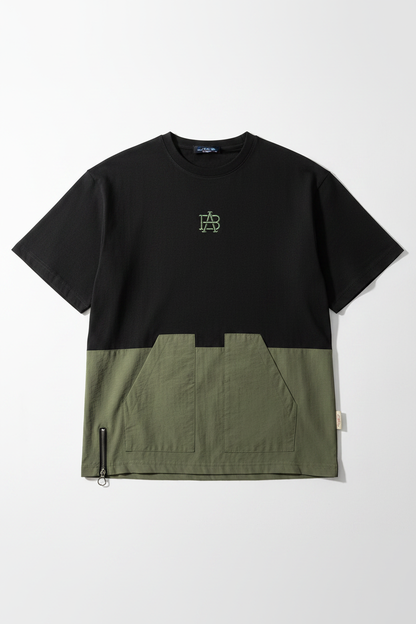 Street Style Pocket Tee - Flat Lay