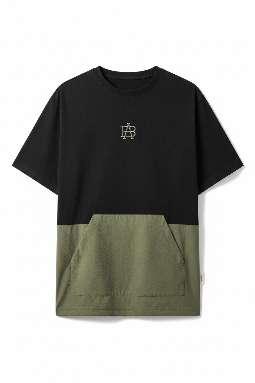 Street Style Pocket Tee - Front View