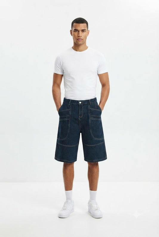 Retro Denim Shorts